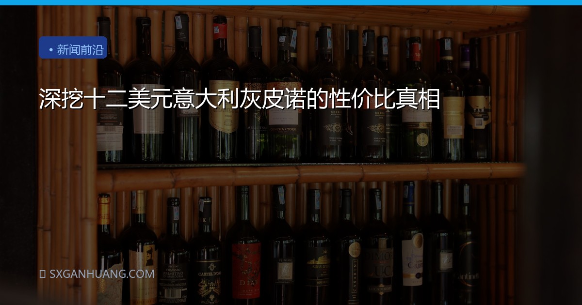 深挖十二美元意大利灰皮诺的性价比真相