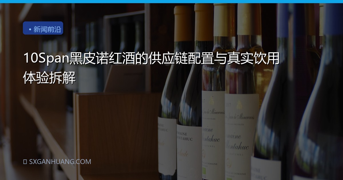 10Span黑皮诺红酒的供应链配置与真实饮用体验拆解