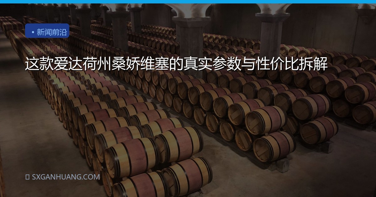这款爱达荷州桑娇维塞的真实参数与性价比拆解